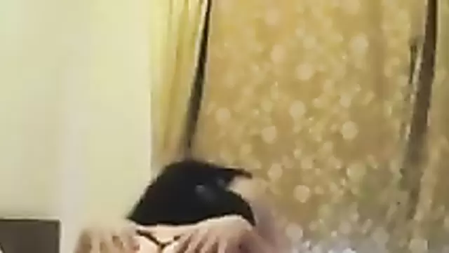 Uzbek woman in panties sits on another's penis